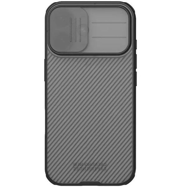 Карбонова накладка Nillkin CamShield Pro для Apple iPhone 17 (6.3") Transparent black 777-08142 фото