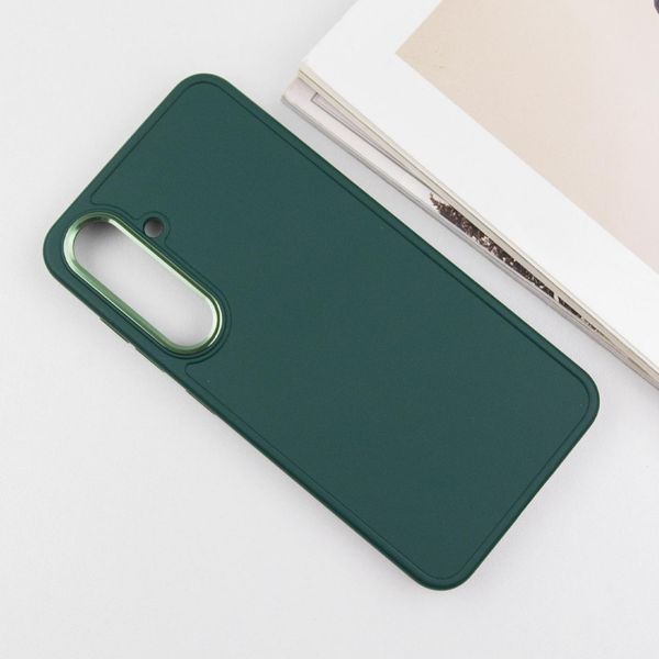 Чохол TPU Bonbon Metal Style для Samsung Galaxy S24 / S25 Pine green 555-02779 фото