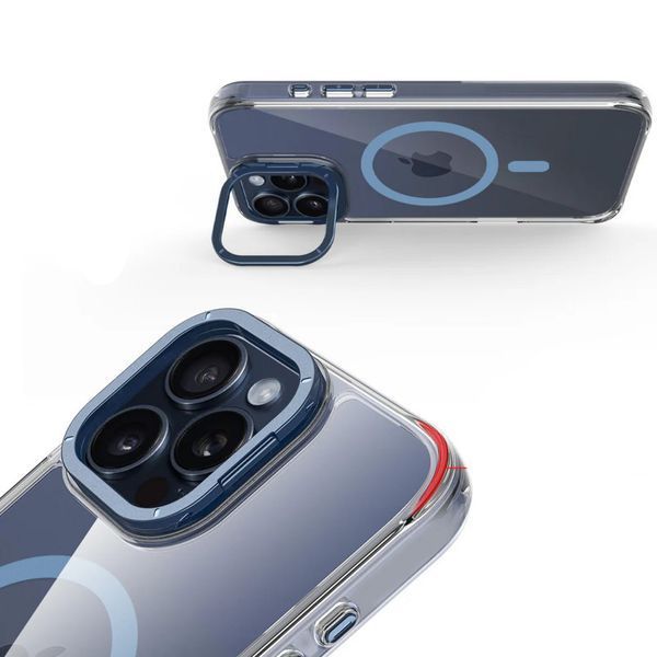 Чехол TPU Space Case Apex with MagSafe для Apple iPhone 15 Pro (6.1") Navy Blue 214-03343 фото