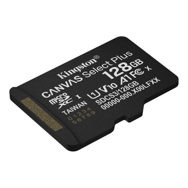 Карта пам'яті microSDXC (UHS-1) Kingston Canvas Select Plus Gen3 128Gb class 10 А1 (R-150MB/s) SDCS3/128GBSP фото