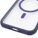 Чохол TPU+PC GETMAN Moon Clear with MagSafe для Apple iPhone 17 Air (6.5") Blue 656-08406 фото 5
