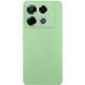 Чехол TPU GETMAN Liquid Silk Full Camera для Infinix Note 40 Pro 4G Зеленый / Pistachio ILSO-00000077917-4 фото