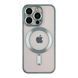 Чохол TPU Metallic Chrome Full Camera with Magsafe для iPhone 12 Pro Max Green 214-02859 фото
