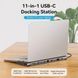 USB-хаб Vention Multi-function USB-C to HDMI/VGA/USB-C Gen 1/USB 3.0x2/USB 2.0/RJ45/SD/TF/TRRS 3.5mm/PD Docking Station 0.25m THTHC фото 4
