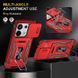 Ударостійкий чохол Camshield Army Ring для Xiaomi Redmi Note 13 4G Red 777-04995 фото 3
