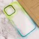Чохол TPU+PC Fresh sip series для Apple iPhone 14 Pro (6.1") Бірюзовий / Лимонний 777-06661 фото 3