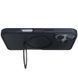 TPU+PC чехол Metal Buttons with MagSafe Carbon Ring для Apple iPhone 16 (6.1") Black 777-08086 фото 2