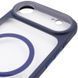Чохол TPU+PC GETMAN Moon Clear with MagSafe для Apple iPhone 17 Air (6.5") Blue 656-08406 фото 4