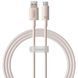 Дата кабель Baseus Habitat Series Fast Charging USB to Type-C 100W (2m) (P1036020) Wheat Pink ILSO-00000080562-1 фото 1