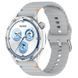 Силиконовый ремешок Wavy для Smart Watch 22mm Light Gray 212-01693 фото 1