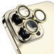Захисне скло Metal Classic на камеру для Apple iPhone 16 Pro (6.3") / 16 Pro Max (6.9") Gold 204-00452 фото 5