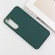 Чохол TPU Bonbon Metal Style для Samsung Galaxy S24 / S25 Pine green 555-02779 фото 3