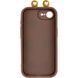 Чохол TPU Toys Case with Ears для Apple iPhone 16e\17e (6.1") Brown 208-05336 фото 3