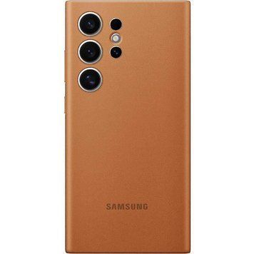 Кожаный чехол Leather Case для Samsung Galaxy S24 Ultra Brown 777-07943 фото