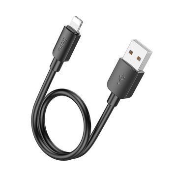 Кабель HOCO X96 Hyper charging data cable iP (L=0.25M) Black 6942007609388 фото