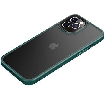 TPU+PC чехол Metal Buttons для Apple iPhone 11 Pro Max (6.5") Зеленый 777-08338 фото