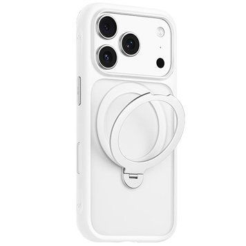 TPU+PC чехол Blueo Skin Friendly 360 Rotatable Stand with MagSafe для Apple iPhone 17 Pro Max / 18 Pro Max (6.9") white 777-09464 фото