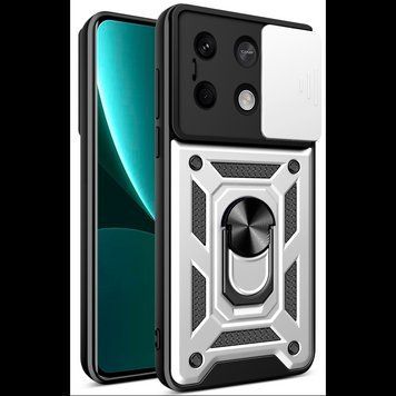 Чохол Armor Guard Shield для Xiaomi Redmi Note 13 5G Silver 555-00120 фото