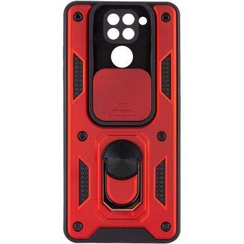Ударостійкий чохол Camshield Serge Ring для Xiaomi Redmi Note 9 / Redmi 10X Red 777-04671 фото