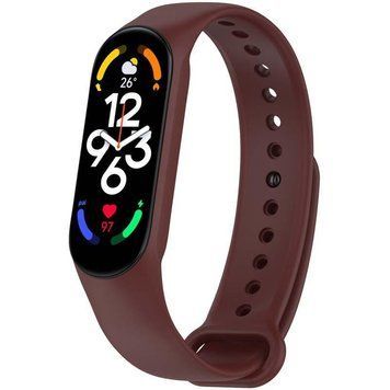 Силіконовий ремінець для Xiaomi Mi Band 7/6/5 Maroon 212-01593 фото