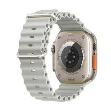Силіконовий рифлений ремінець Ocean для Apple Watch 38/40/41 mm Сірий 212-00485 фото