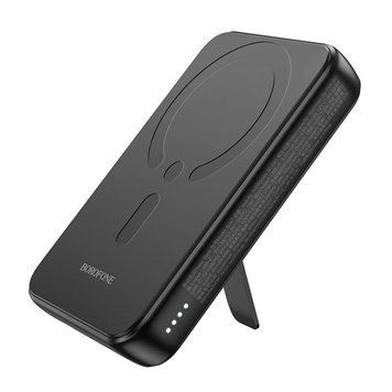 Зовнішній акумулятор BOROFONE BJ47 Quick PD20W magnetic wireless fast charging power bank(10000mAh) Black 656-01146 фото