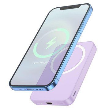 Power Bank Hoco J109 PD20W Easy Wireless Fast Charging 5000mAh Фиолетовый 656-01445 фото