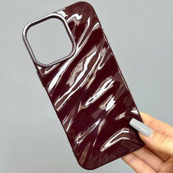 Чехол 3D Wavy Pattern Case для iPhone 15 Pro Cherry 208-04962 фото