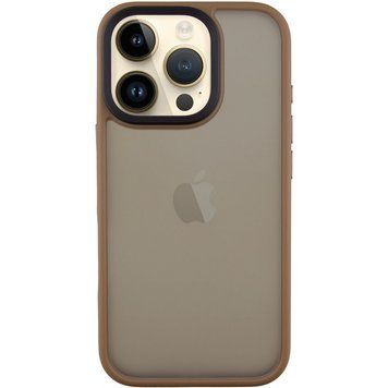 TPU+PC чохол Metal Buttons для Apple iPhone 16 Pro Max (6.9") Золотий 777-08238 фото
