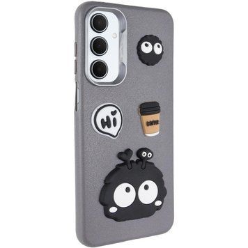 Чехол TPU Leather Toys для Samsung Galaxy A15 4G/5G / M15 5G Monster / Grey 555-00938 фото