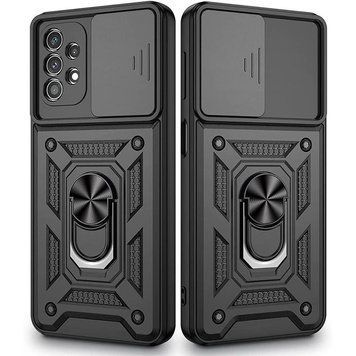 Ударопрочный чехол Camshield Serge Ring для Samsung Galaxy A13 4G Black 777-04619 фото