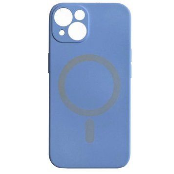 Силиконовый чехол с MagSafe для iPhone 13 Голубой 214-00054 фото