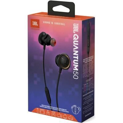 Наушники JBL Quantum 50 Black (JBLQUANTUM50BLK) JBLQUANTUM50BLK фото