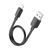 Кабель HOCO X96 Hyper charging data cable iP (L=0.25M) Black 6942007609388 фото