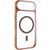 Чохол TPU+PC GETMAN Moon Clear with MagSafe для Apple iPhone 17 Air (6.5") Brown 656-08407 фото