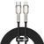 Кабель Baseus Cafule Series Metal Data Cable Type-C to iP PD 20W 2m Black CATLJK-B01 фото