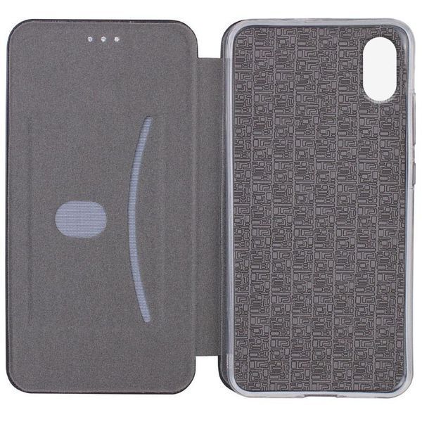 Кожаный чехол-книжка Classy для Xiaomi Redmi 7A Черный 777-03667 фото