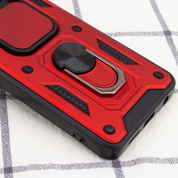Ударостійкий чохол Camshield Serge Ring для Xiaomi Redmi Note 9 / Redmi 10X Red 777-04671 фото
