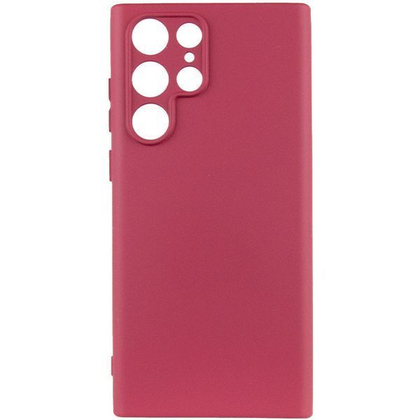 Чехол Silicone Cover Lakshmi Full Camera для Samsung Galaxy S24 Ultra Marsala 777-07102 фото