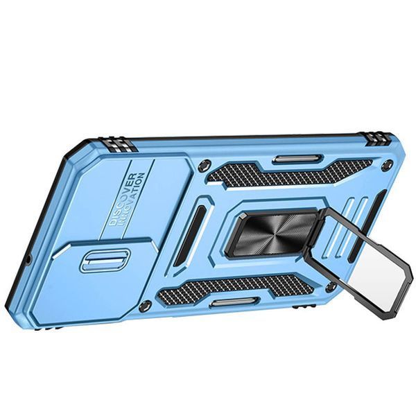 Ударопрочный чехол Camshield Army Ring для Samsung Galaxy A23 4G Light Blue 777-05146 фото