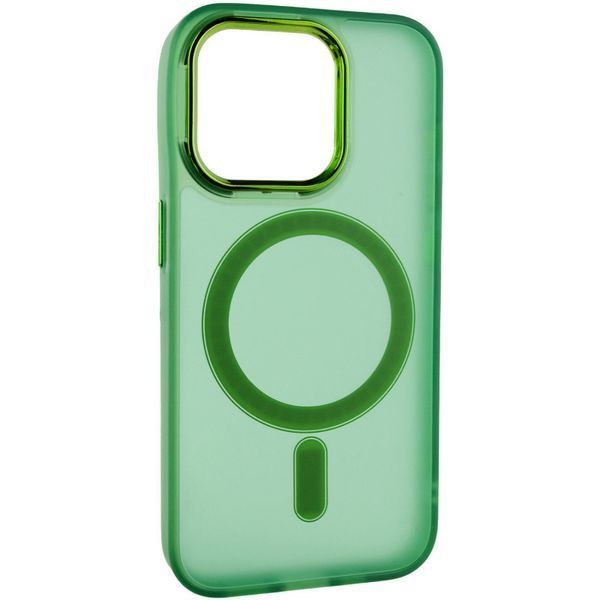 Чехол TPU+PC Lily with MagSafe для Apple iPhone 14 Pro Max (6.7") Army Green 214-03590 фото