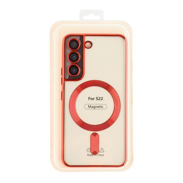 Чохол Wave TPU Metallic with Magsafe для Samsung Galaxy S22 (S901) Rose Gold 555-00224 фото