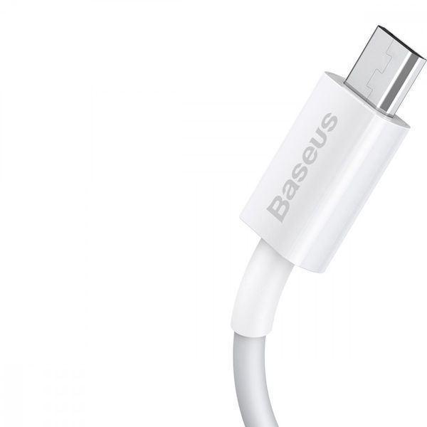 Кабель Baseus Superior Series Fast Charging Micro USB 2A (2m) White CAMYS-A02 фото