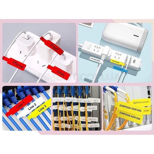 Етикетки NIIMBOT T12.5*74+35-65 Cable White For D11/D110/D101/H1S (A2K18638601) 656-02091 фото