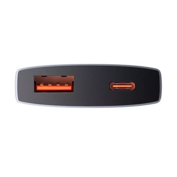 МЗП Baseus GaN5 Pro Ultra-Slim PD65W+QC3.0 (1USB-A/1C) + кабель Type-C to Type-C (CCGP15011) Gray ILSO-00000069253-1 фото