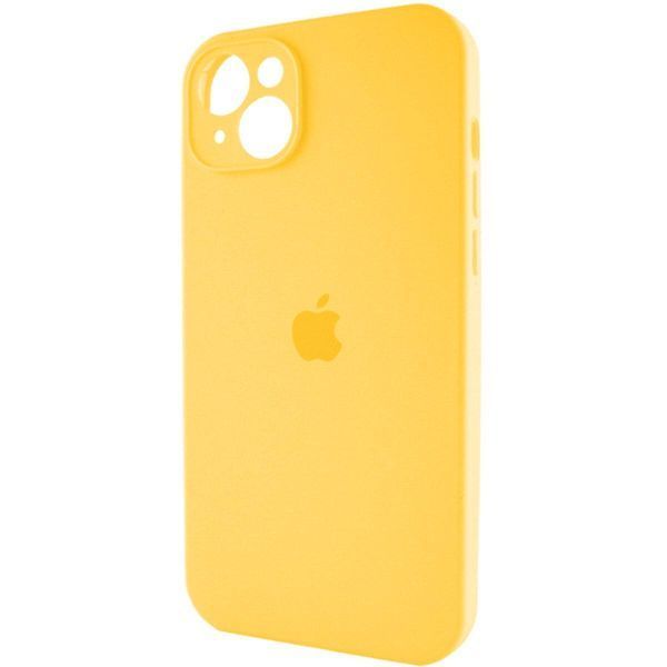 Силиконовый чехол с закрытой камерой для iPhone 14 Sunny Yellow 666-00825 фото