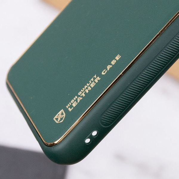 Шкіряний чохол Xshield для Xiaomi 14 Pro Зелений / Army green ILSO-00000069362-4 фото