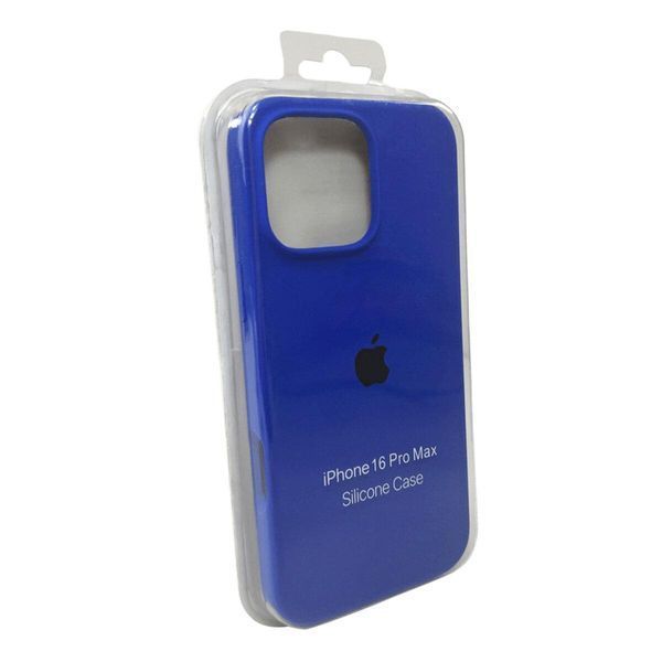 Силиконовый чехол для iPhone 16 Pro Max Shiny Blue 666-01291 фото