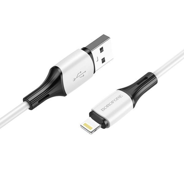 Дата кабель Borofone BX79 USB to Lightning (1m) Білий ILSO-00000057087-2 фото