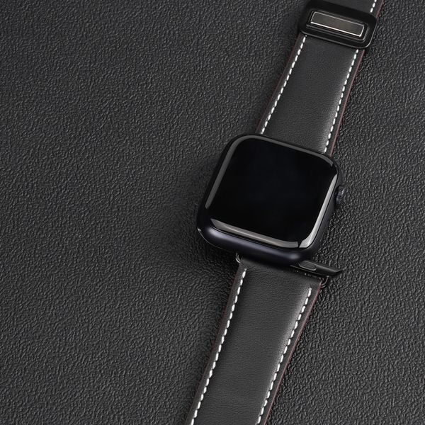 Ремінець Dux Ducis Genuine Leather для Apple Watch 38/40/41/42mm(ser.10) Black 212-01794 фото